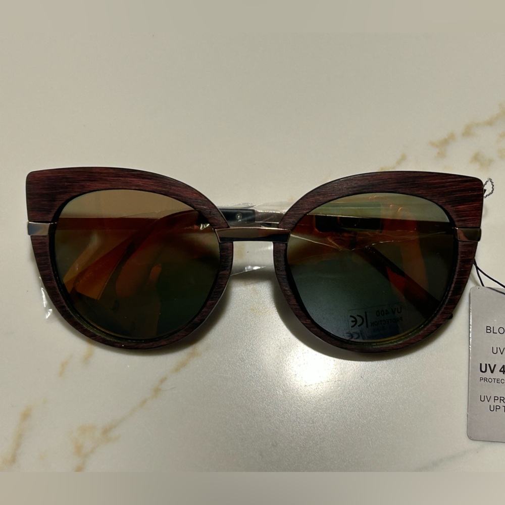 UV Protection Women Sun Glasses, Brown